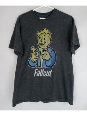 Bethesda Fallout Video Game Vault Boy Men's Graphic Tee Size Large